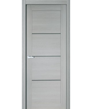 Дверь с ПВХ покрытием 18К (Дуб Грэй, Стекло матовое) Дверь с ПВХ покрытием 18К (Дуб Грэй, Стекло матовое)