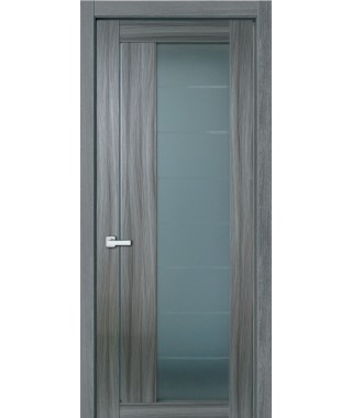 Дверь с ПВХ покрытием 47К (Филадельфия Дуб Графит, Стекло матовое) Дверь с ПВХ покрытием 47К (Филадельфия Дуб Графит, Стекло матовое)