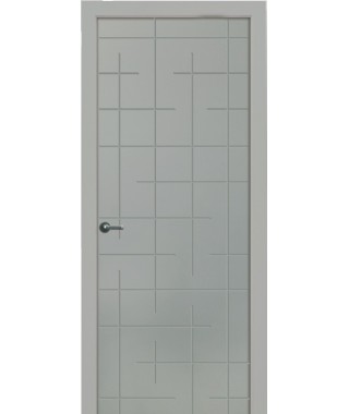 Дверь с ПВХ покрытием Авангард (Бетон Светлый) Дверь с ПВХ покрытием Авангард (Бетон Светлый)