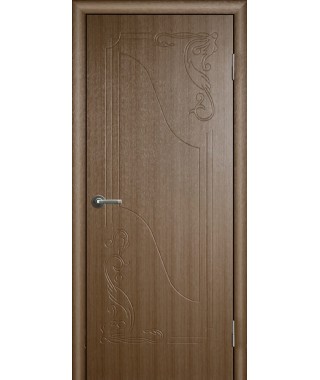 Дверь с ПВХ покрытием Флоренция ДГ (Орех Кантри)