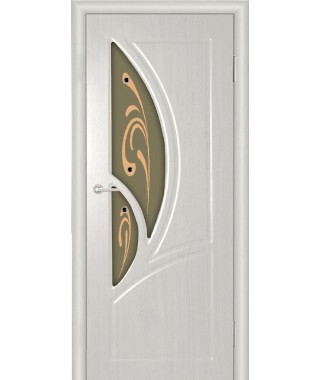 Дверь с ПВХ покрытием Валенсия ДО (Вуд Ясень Патина) Дверь с ПВХ покрытием Валенсия ДО (Вуд Ясень Патина)