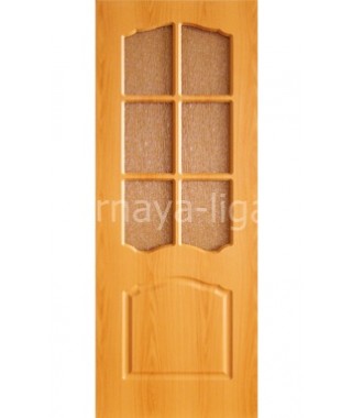 Дверь с ПВХ покрытием Азалия ДО (Миланский Орех) Дверь с ПВХ покрытием Азалия ДО (Миланский Орех)